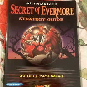 Secret Of Evermore Rpg Strategy Guide Snes Super Nintendo Few Loose Back Pages